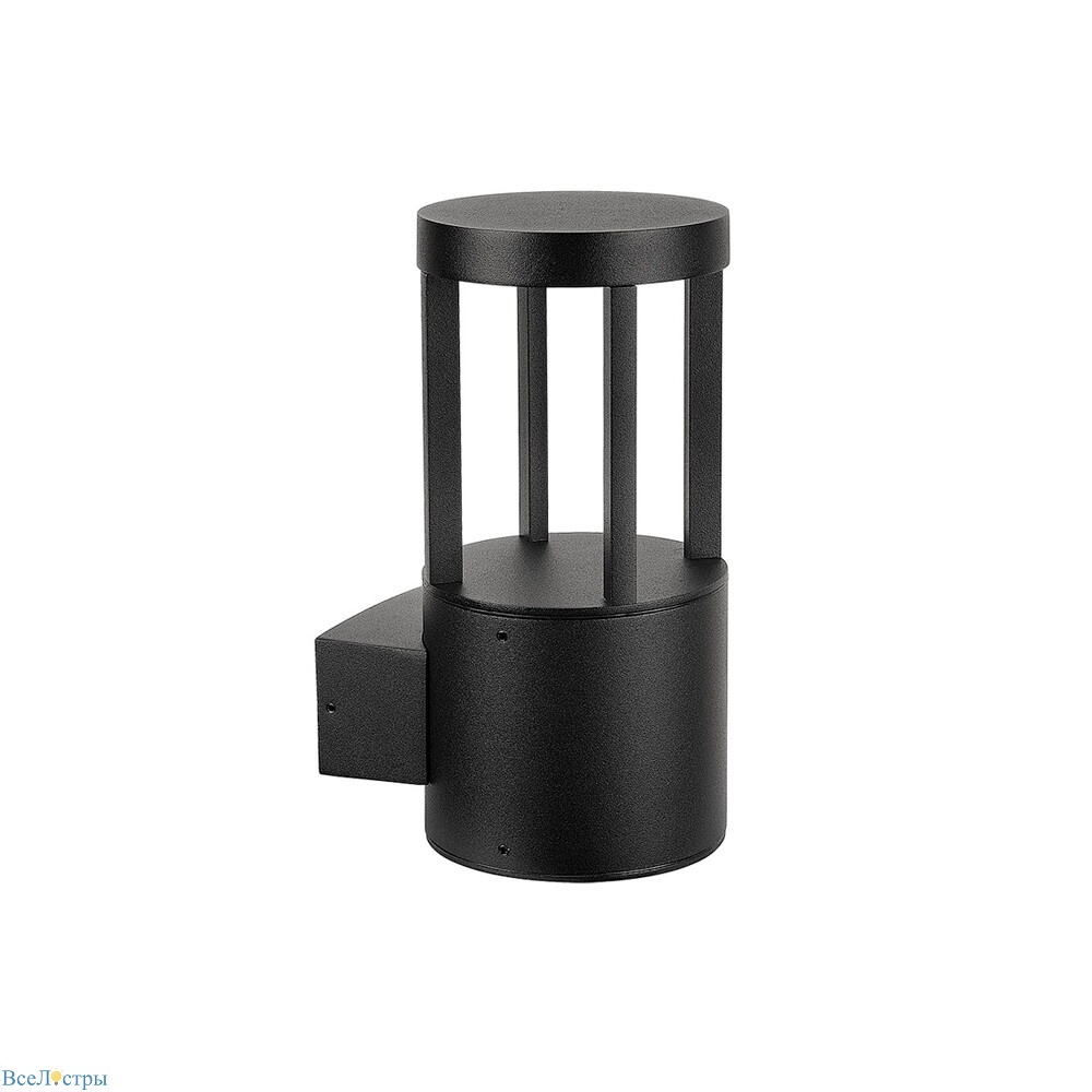 уличный настенный светильник arte lamp carcassa a4666al-1bk