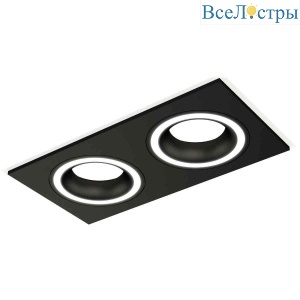 Комплект встраиваемого светильника Ambrella light Techno Spot XC7636040 SBK черный песок (C7636, N7111)