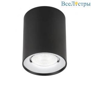 Накладной светильник ЭРА OL1 GU10 BK/CH Б0041502