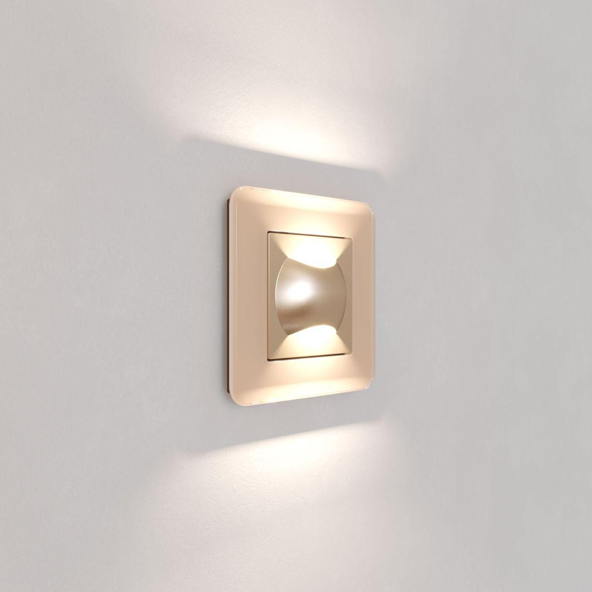 встраиваемая led подсветка werkel moon шампань w1154511 4690389179259