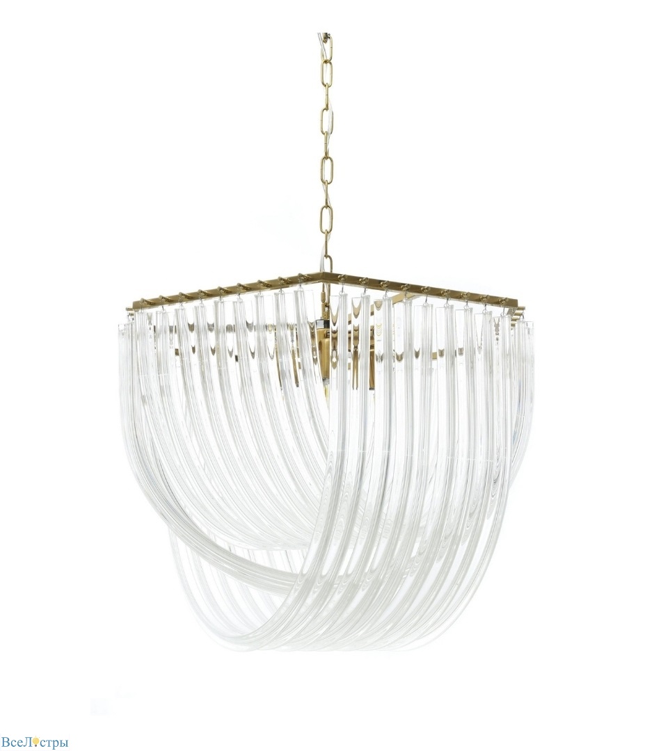 подвесная люстра lumina deco weddini ldp 6001-500 gd+cl