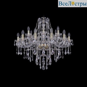 Подвесная люстра Bohemia Ivele 1415/12+6/300 G