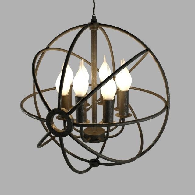 подвесная люстра loft it foucaults orb loft1192-6