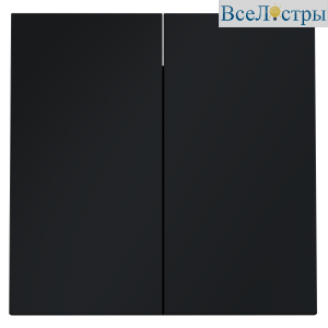 Клавиши для выключателя/переключателя двухклавишного Voltum S70 (графит) VLS000307