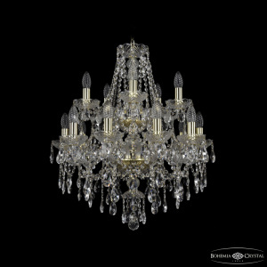 Подвесная люстра Bohemia Ivele Crystal 1415/10+5/200/2d G