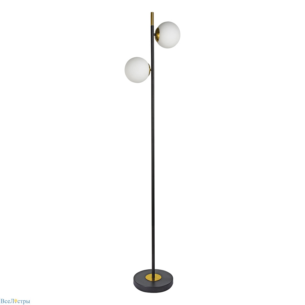 торшер arte lamp alcor a2224pn-2bk