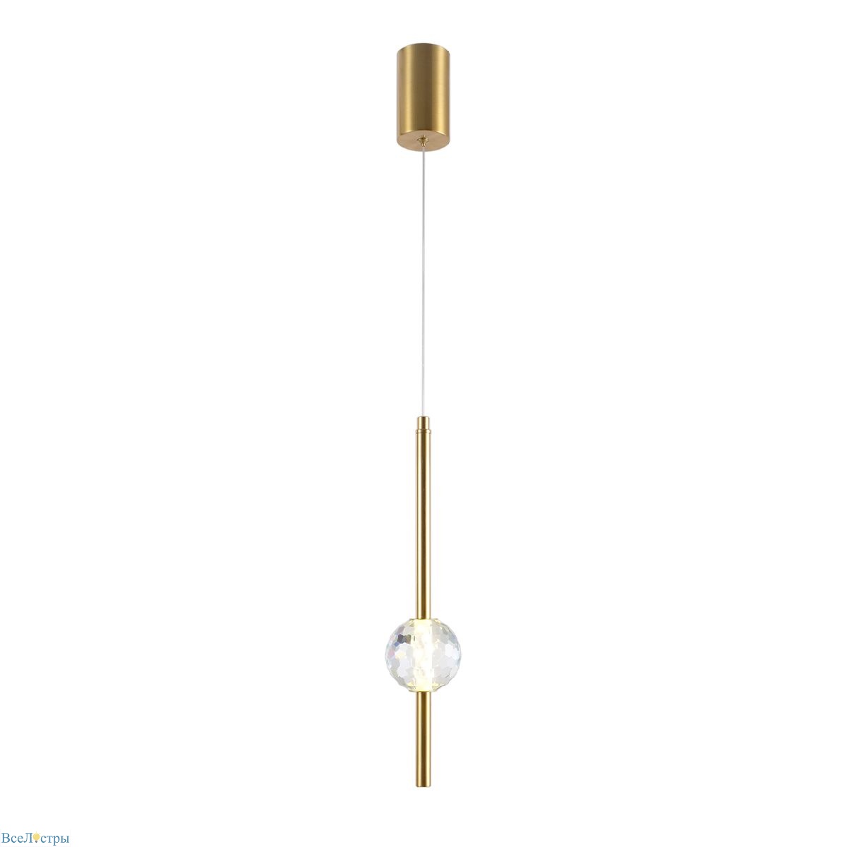подвесной светильник indigo ciondolo 11066/1p brass v000170l