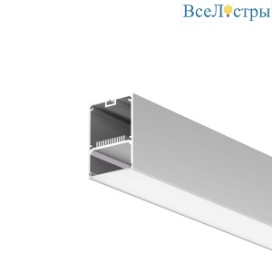 Профиль накладной-подвесной 50х70 (Серебро, 2 м) Maytoni ALM-5070-S-2M