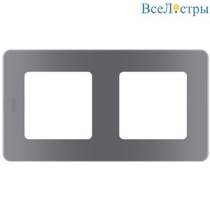 Рамка двухместная Legrand Inspiria 673947