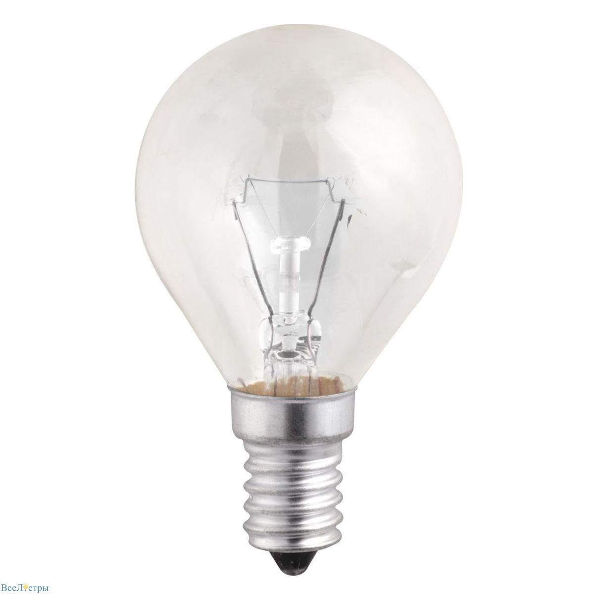 лампа накаливания jazzway e14 40w 2700k прозрачная 3320256