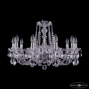 Подвесная люстра Bohemia Ivele Crystal 1402/10/240 Ni