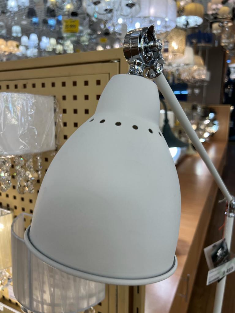 торшер arte lamp braccio a2054pn-1wh