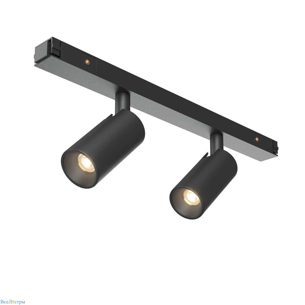 трековый светильник maytoni technical tr176-1-2x3wtw-m-b