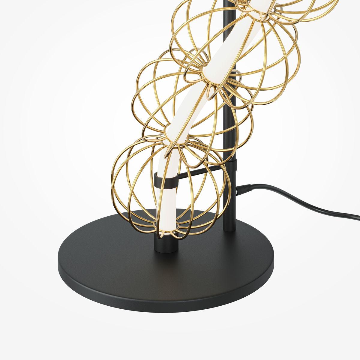 торшер maytoni golden cage mod216fl-l38g3k