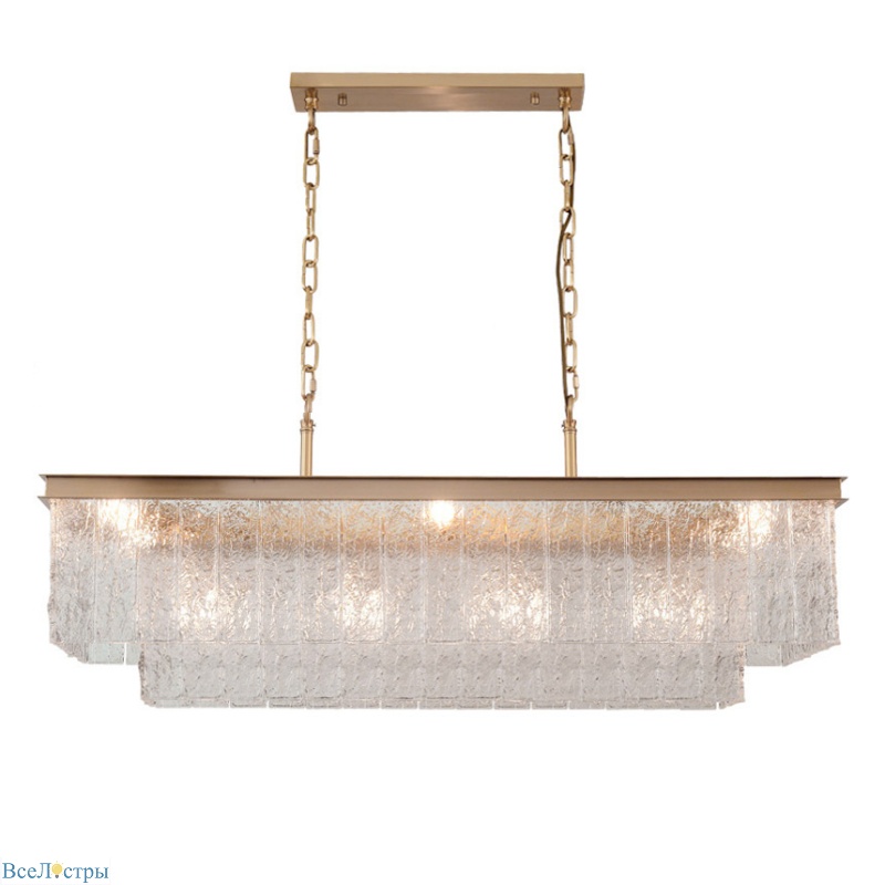 подвесная люстра delight collection glace kg0998p-8l brass