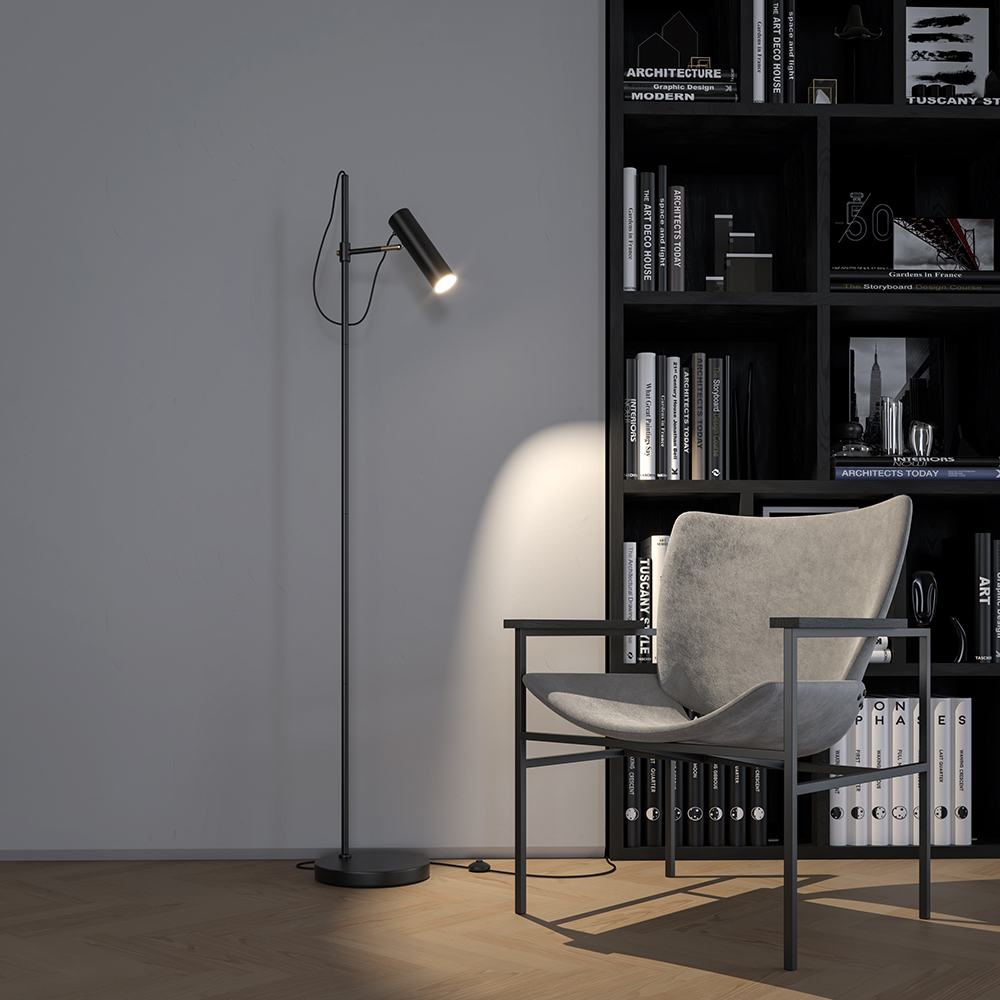 торшер maytoni technical bansky mod129fl-01b