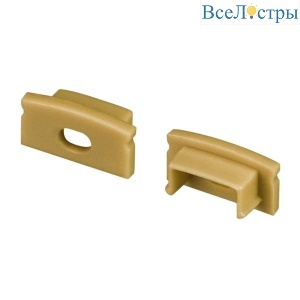 Заглушка с отверстием Arlight Line-1708 Gold 039993