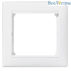 Рамка 1-постовая Legrand Valena белая 774451
