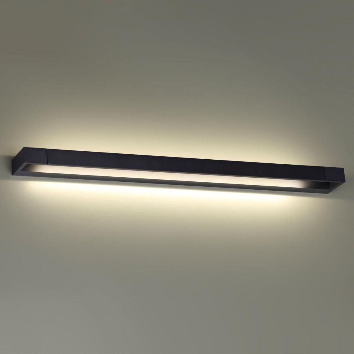 настенный светодиодный светильник odeon light hightech arno 3888/24wb