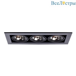 Встраиваемый светильник Arte Lamp Technika A5930PL-3BK