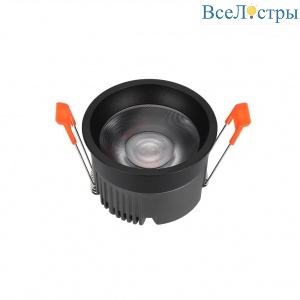 Встраиваемый светильник Iledex Technical Mars DIM 112-12W-D80-4000K-24DG-BK