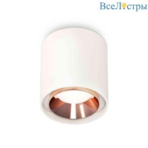 Комплект накладного светильника Ambrella light Techno Spot XS7722005 SWH/PPG белый песок/золото розовое полированное (C7722, N7035)