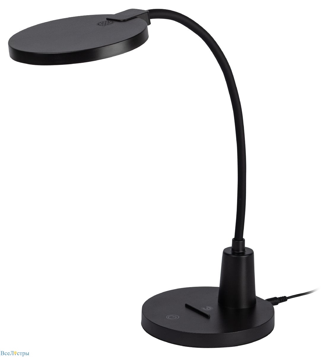 настольная лампа эра nled-501-10w-bk б0059840