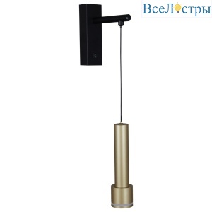 Бра Reluce 86211-9.2-001LD GU10 BK+GD