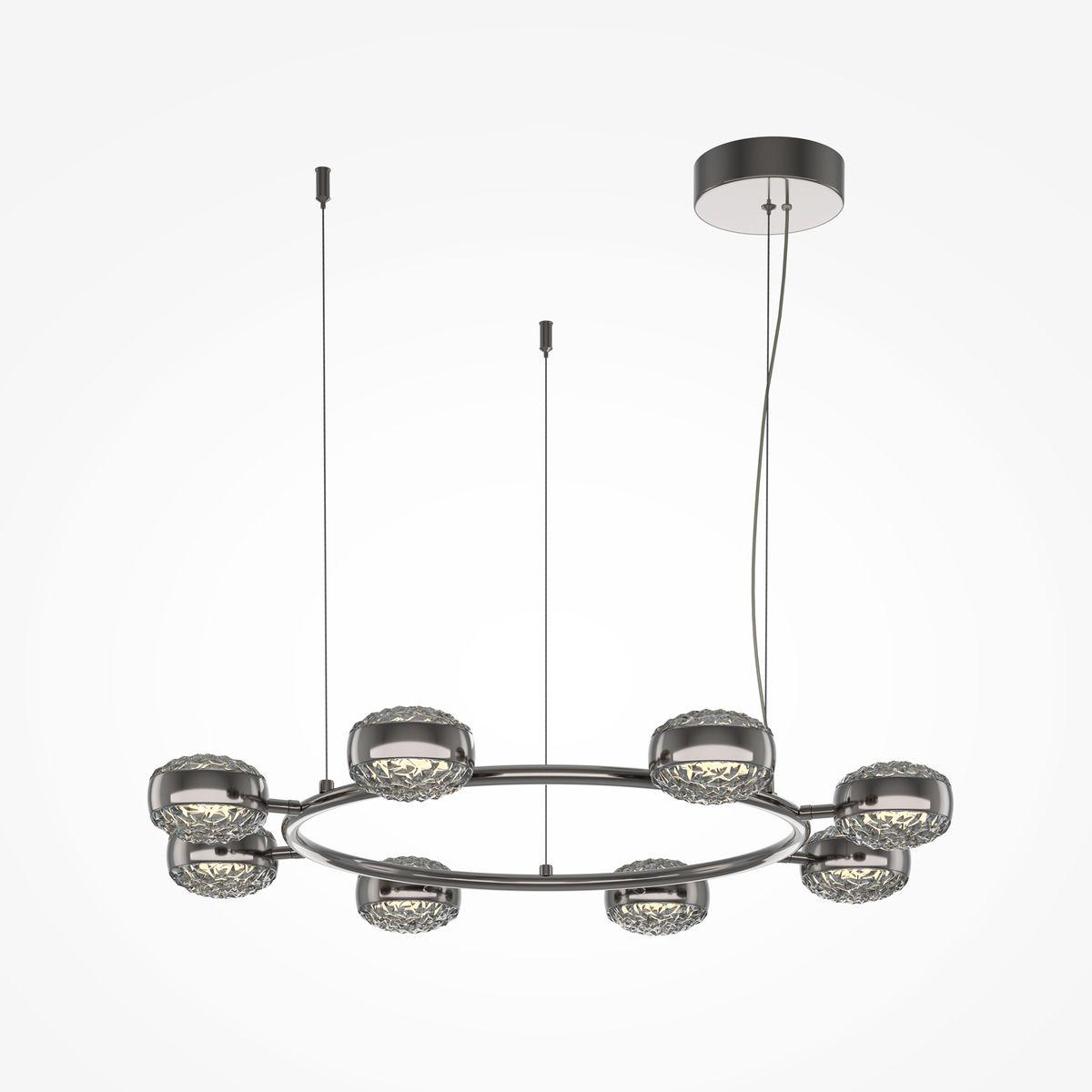 подвесная светодиодная люстра maytoni mind mod299pl-l80bc3k