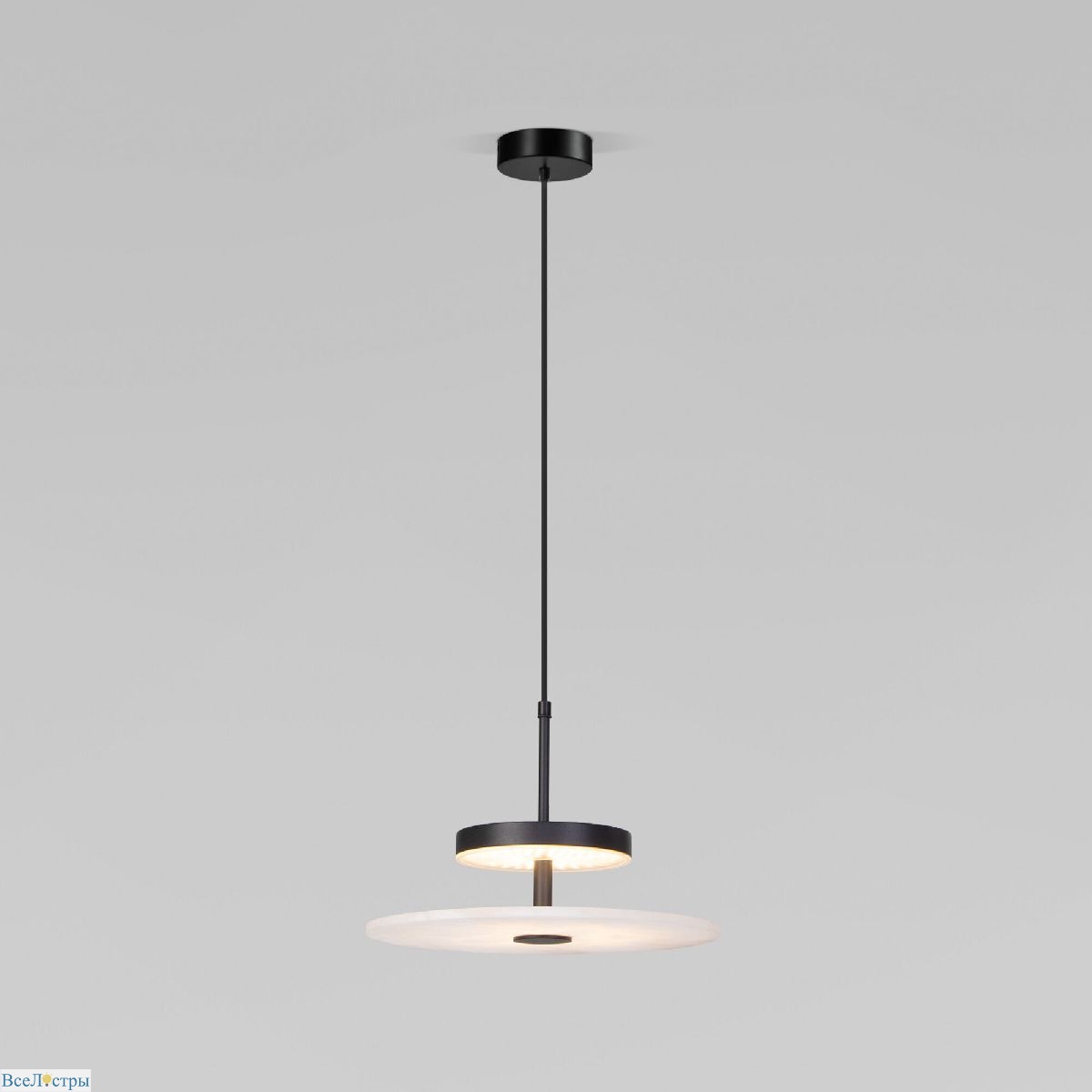 подвесной светильник eurosvet thasos 40342 led черный a069278