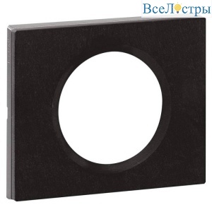 Рамка 1-постовая Legrand Celiane ардезия 069371