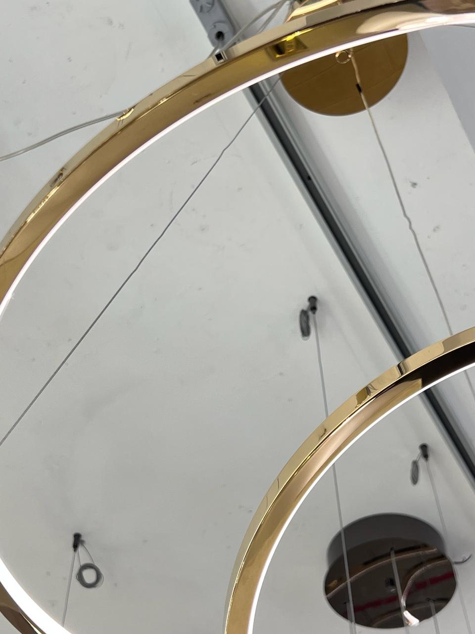 подвесной светодиодный светильник newport 15000 15202/s champagne gold м0068690