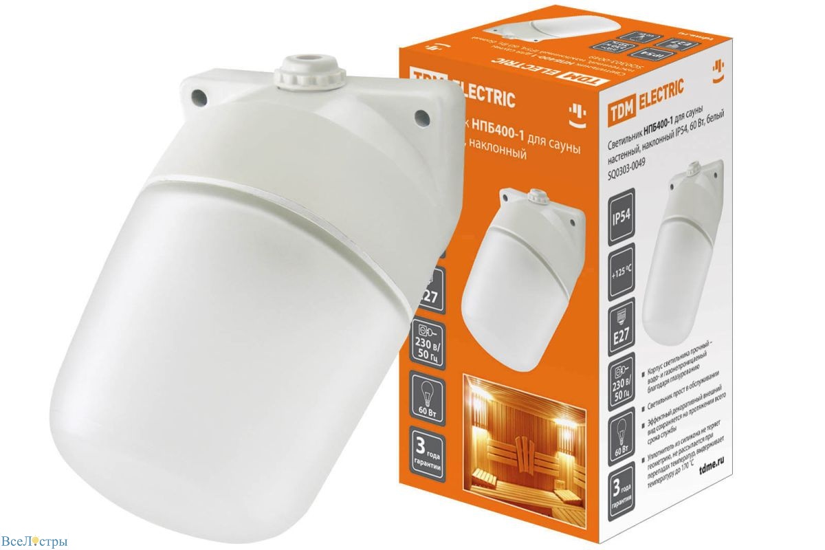 настенный светильник tdm electric нпб400-1 sq0303-0049