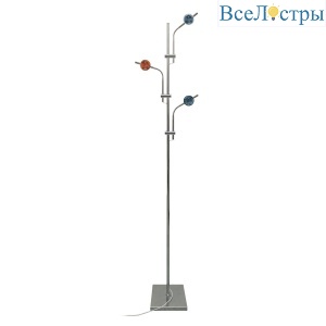 Торшер Uniel ULM-T641 3x2W/3000K CHROME MULTICOLOR UL-00012153