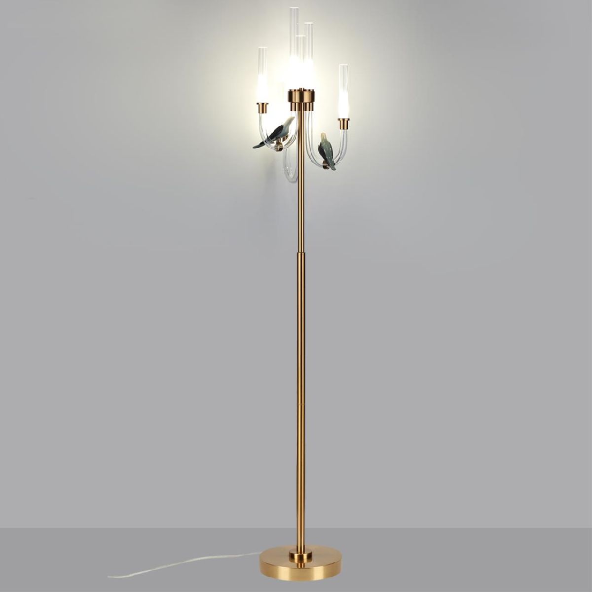 торшер odeon light lark l-vision 5431/12fl