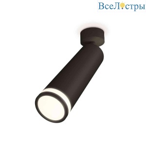 Комплект накладного светильника Ambrella light Techno Spot XM6356002 SBK/FR черный песок/белый матовый (A2210, C6356, N6221)