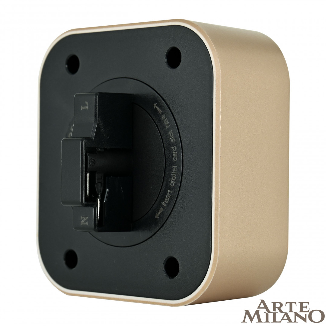 трековый светильник arte milano am-track-sockets 380022tls/lws gold