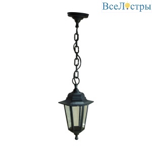 Уличный подвесной светильник ЭРА НСУ 06-60-001 черный Б0048108