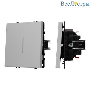 Механизм выключателя одноклавишный проходной Arlight LED SWT-NOBE-MKP1-SFPL-L-IS (230V, 10A) 059431