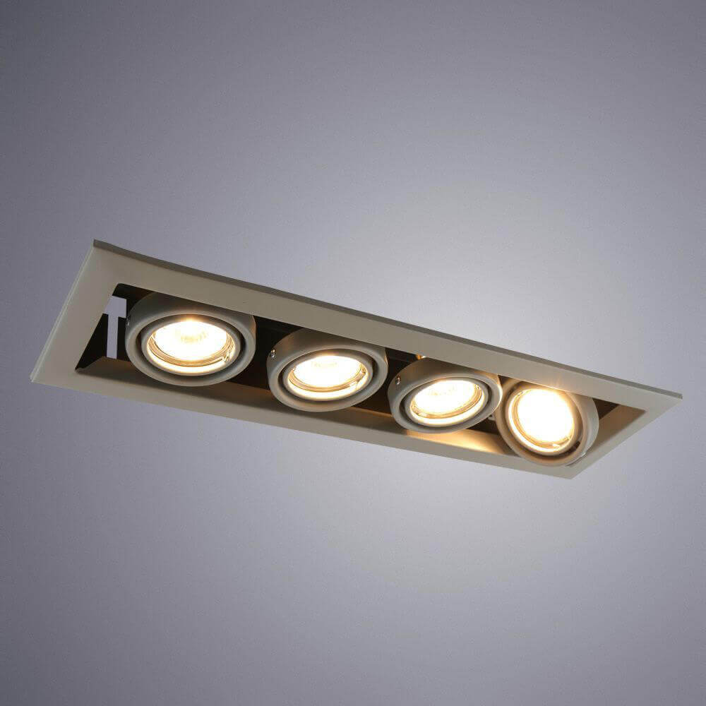 встраиваемый светильник arte lamp cardani piccolo a5941pl-4gy