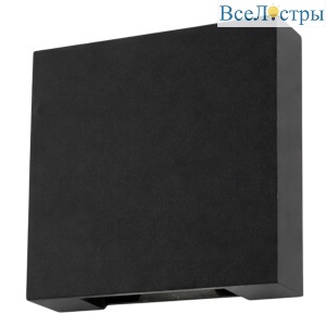 Уличный настенный светильник Uniel ULU-P33B-4W/4000K IP65 BLACK UL-00013622