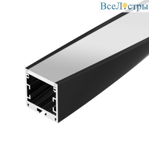 Алюминиевый профиль Arlight SL-ARC-3535-Twist90R-400 Black 032682