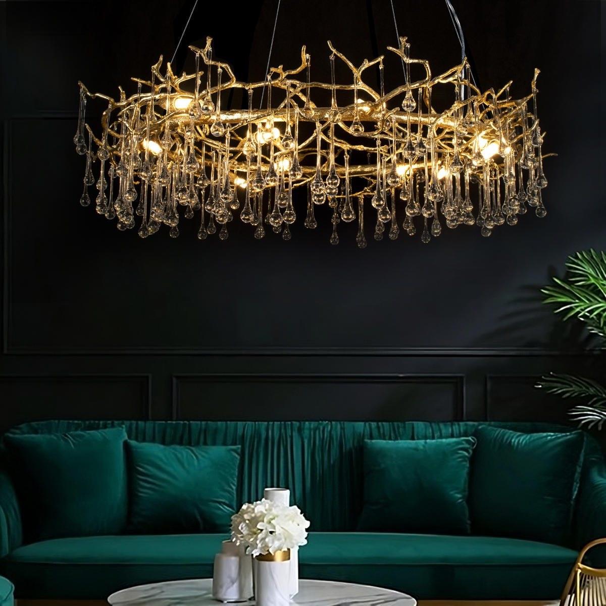 подвесная люстра loft it bijout 10068/1000 gd