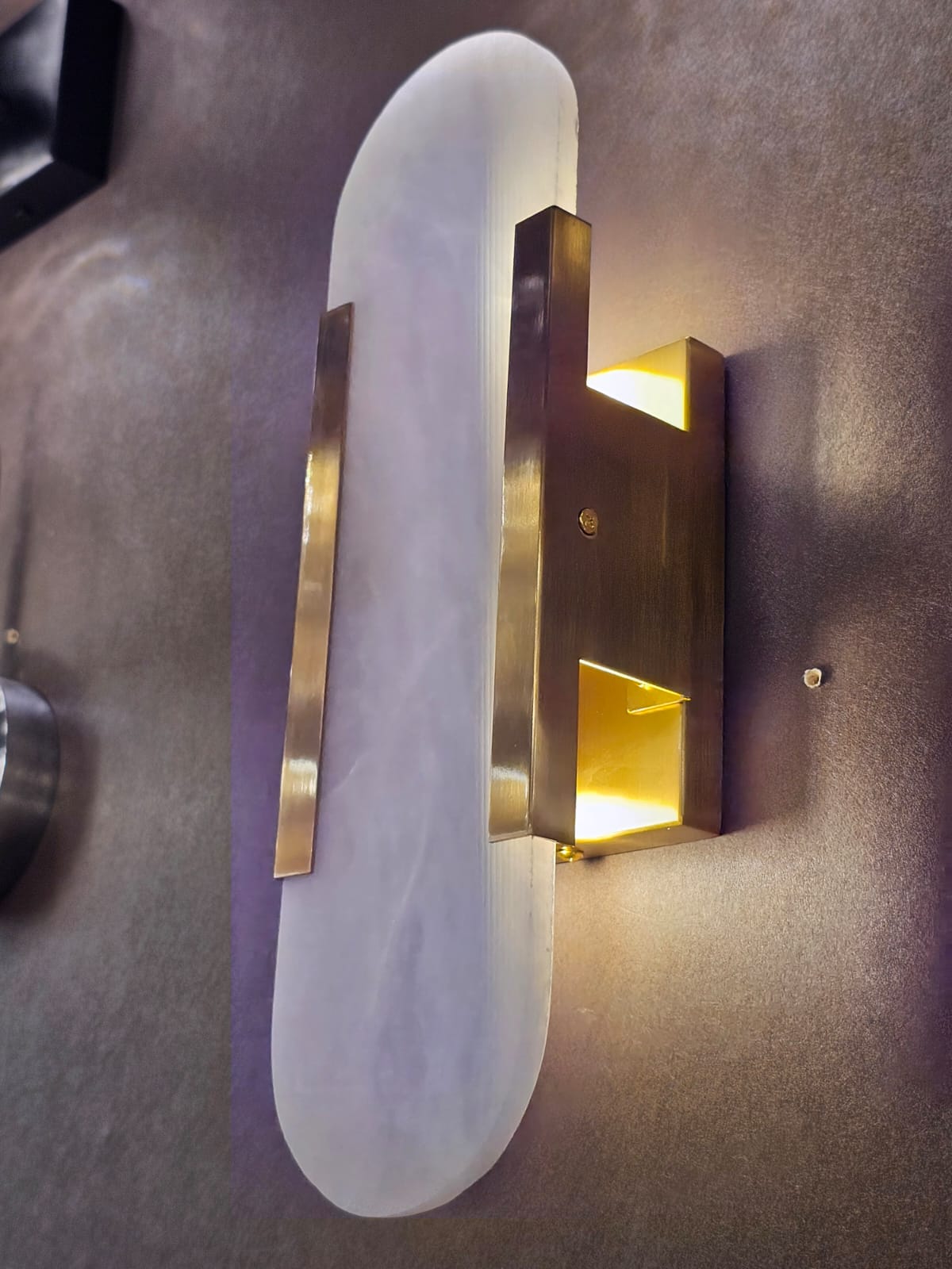 настенный светильник delight collection wall lamp f037/s gold/white