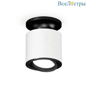 Комплект накладного светильника Ambrella light Techno Spot XS7401081 SWH/PBK белый песок/черный полированный (N7926, C7401, N7002)