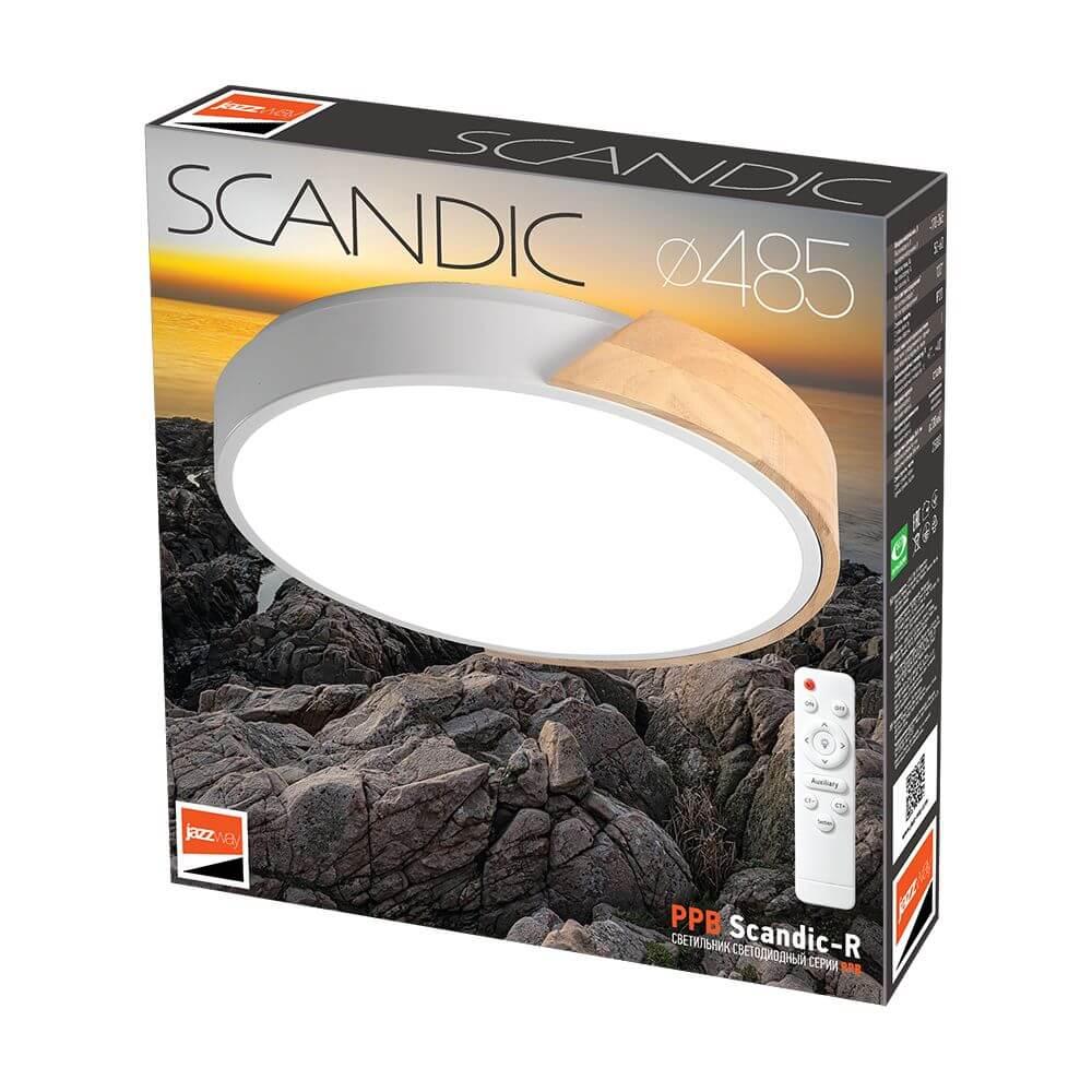 потолочный светодиодный светильник jazzway ppb sсandic-r 5037151