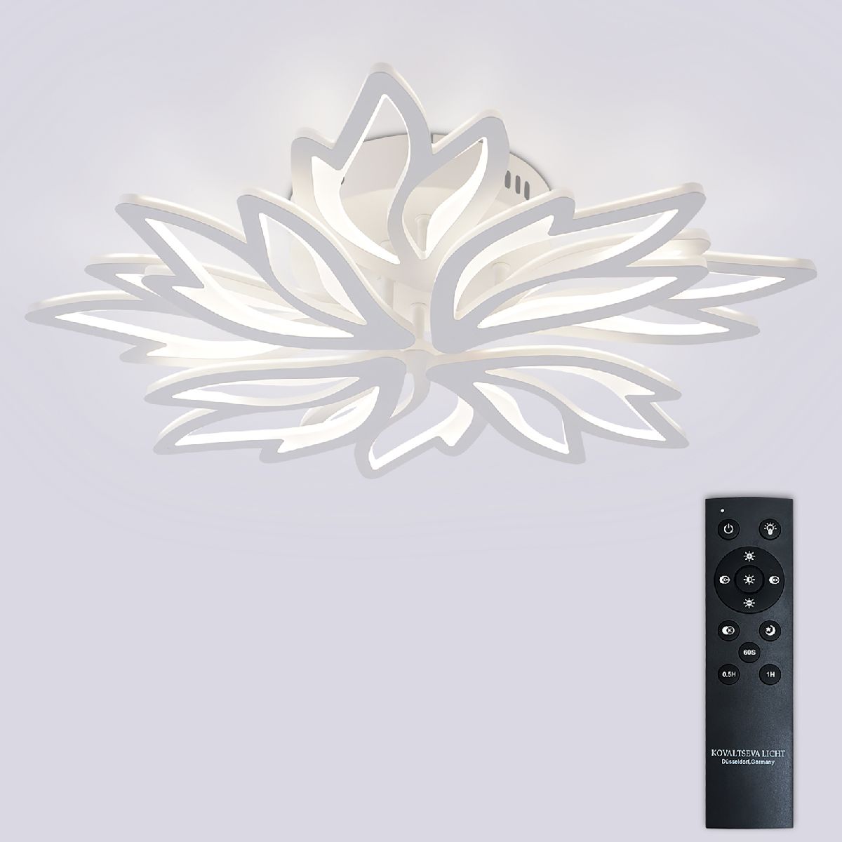 потолочная люстра natali kovaltseva rif led lamps 81118/6c