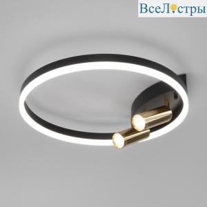 Потолочная люстра Eurosvet Luminari 90247/3 черный/золото Smart