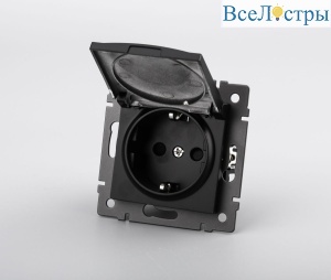 Механизм розетки влагозащищённый Arlight SCT-MCP-PL-BK-V (250V, 16A) 049835
