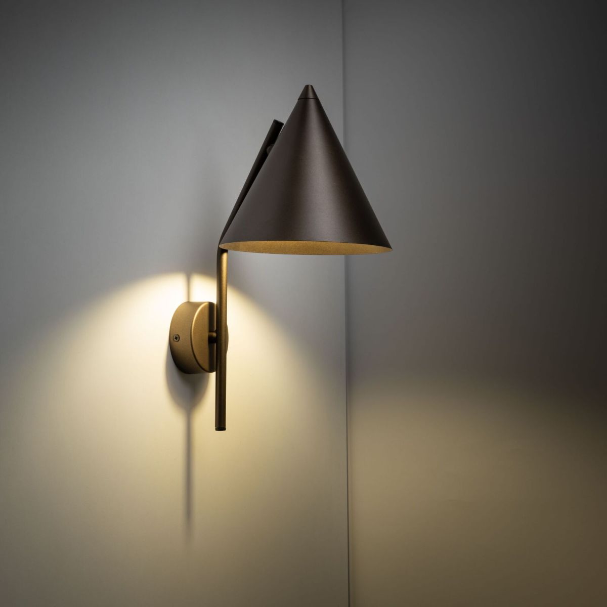 бра tk lighting 11088 cono brown a070964